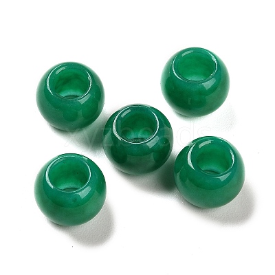 Natural Malaysia Jade Dyed European Beads LS-G-R488-01A-1