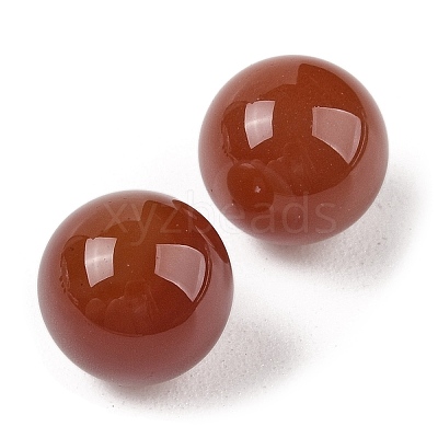 Natural Carnelian No Hole Sphere Beads G-K353-04A-29-1