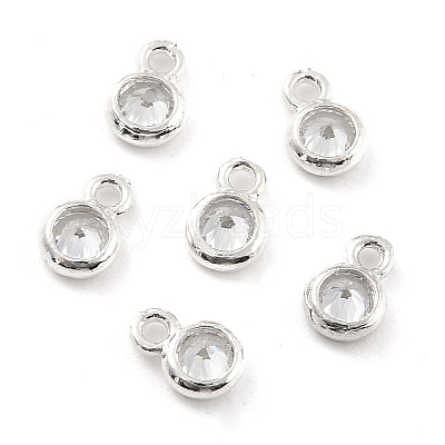 925 Sterling Silver with Single Cubic Zirconia Charms LS-STER-Z001-008S-1