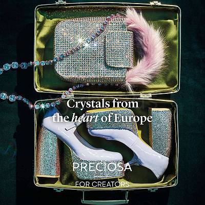 Preciosa® Crystal Hotfix Flatback Stones Y-PRC-HSS8-40080-200-1