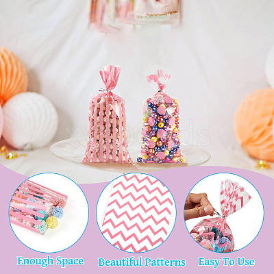 4 Styles OPP Cellophane Candy Storage Bags Sets ABAG-TAC0013-20A-04-1