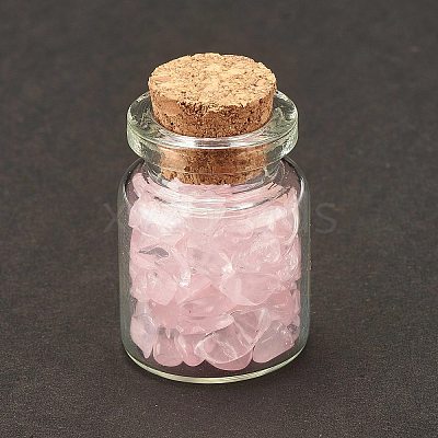Transparent Glass Wishing Bottle Decoration LS-DJEW-A001-01A-07-1