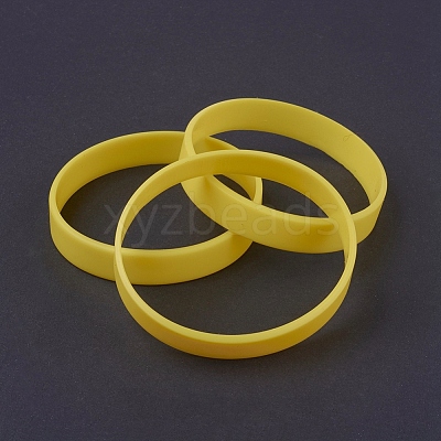 Silicone Wristbands Bracelets BJEW-J176-180-19-1