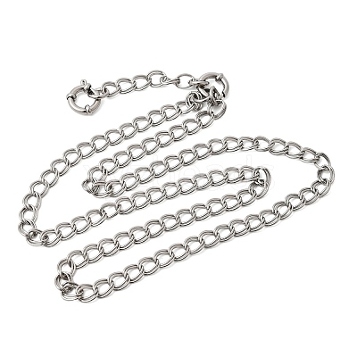 6.5MM 201 Stainless Steel Double Link Chains Necklaces for Unisex NJEW-K302-05P-1