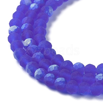 Transparent Glass Beads Strands EGLA-A034-T4mm-MB31-1
