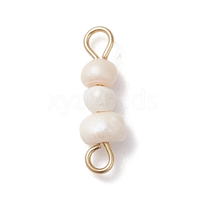 Natural Cultured Freshwater Pearl Potato Beaded Links PALLOY-JF04645-01-1