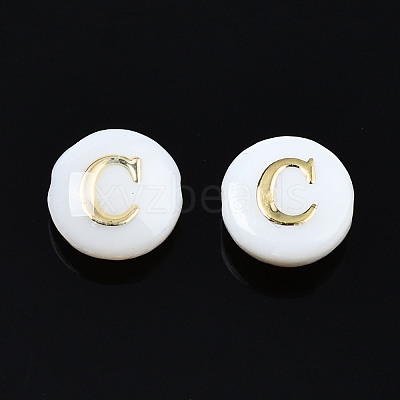 Natural Freshwater Shell Beads SHEL-S278-036C-1