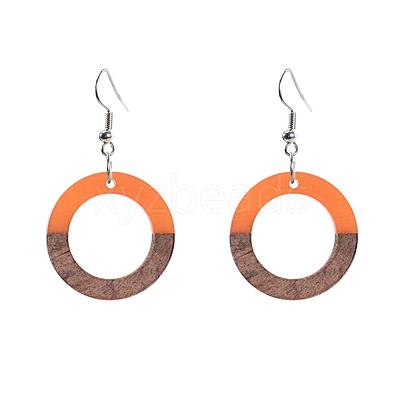 Resin & Wood Pendants RESI-OL0001-10D-1