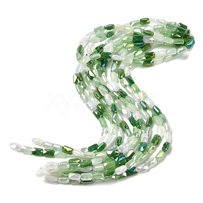Electroplate Glass Beads Strands EGLA-P065-02A-07-1