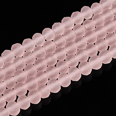 Transparent Glass Beads Strands EGLA-A044-T4mm-MD22-1