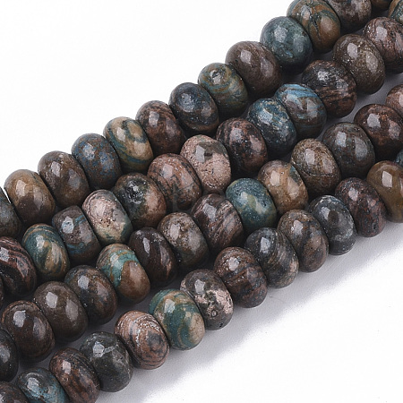 Natural Silver Leaf Jasper  Beads Strands G-S364-053-1