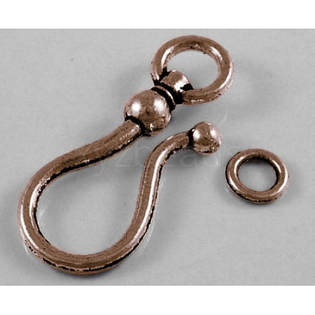 Tibetan Style S Hook Clasps LS-RLF5091Y-NF-1
