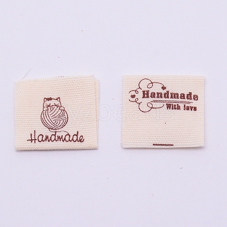 Cotton Labels FIND-WH0062-12A-1
