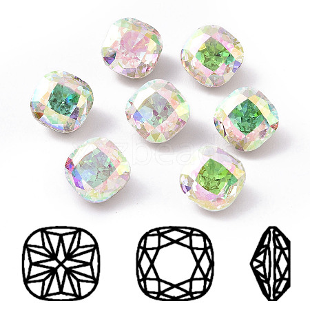 K9 Glass Rhinestone Cabochons RGLA-A025-03A-001PH-1