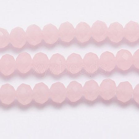 Imitation Jade Glass Bead Strands GLAA-F001-3x2mm-27-1