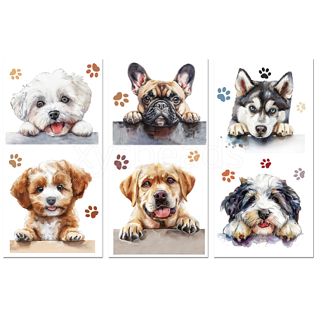 3 Sheets 3 Styles PVC Waterproof Decorative Stickers DIY-WH0404-092-1
