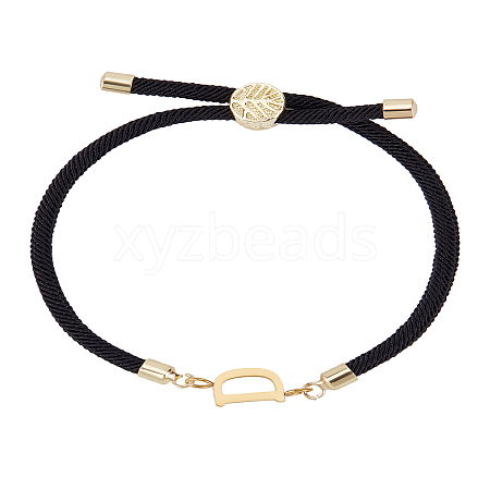 1Pc Adjustable Nylon Cord Slider Bracelets for Women BJEW-LP0001-32D-01-1