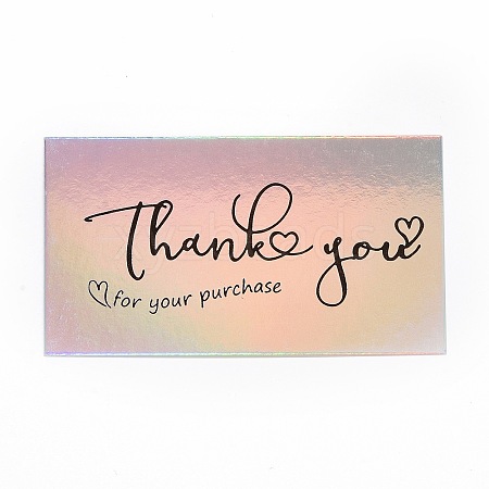 Laser Thank You Card DIY-F120-02B-1