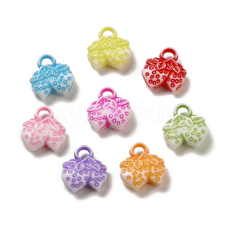 Opaque Acrylic Pendants OACR-E039-36-1