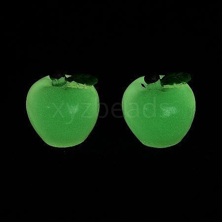 Luminous Resin Cabochons CRES-D277-03G-1