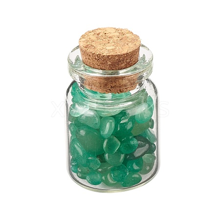 Transparent Glass Wishing Bottle Decoration DJEW-A001-01A-06-1