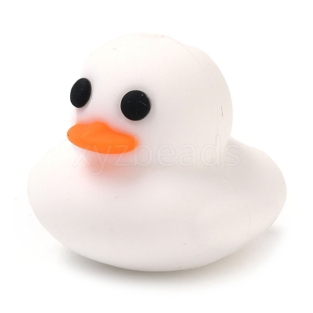 Duck Food Grade Silicone Focal Beads SIL-Q030-05B-1