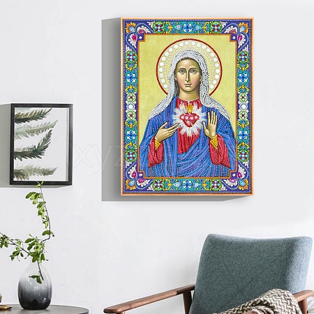 Religion Human Pattern DIY Diamond Painting Kits DIAM-PW0010-49A-32-1