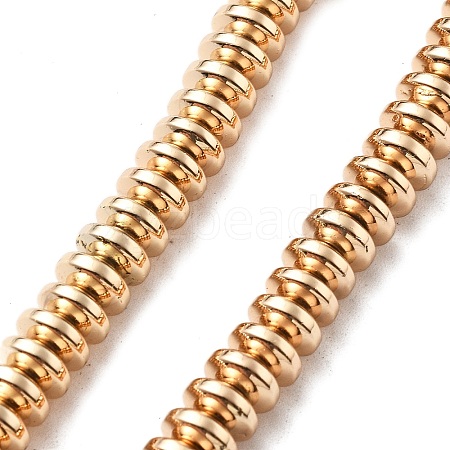 Electroplated Synthetic Non-magnetic Hematite Beads Strands G-M095-C01-04KCG-1