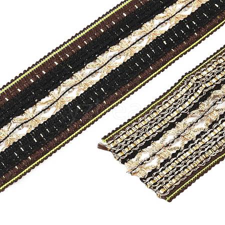 10 Yards Ethnic Style Polyester Ribbon for Sewing Decoration OCOR-CY0001-86B-1