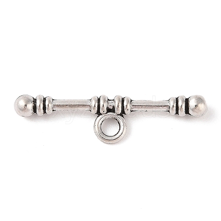 Tibetan Style Alloy Tggle Clasps FIND-C060-055B-AS-1