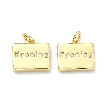 Brass Pendants KK-D229-22A-G-1
