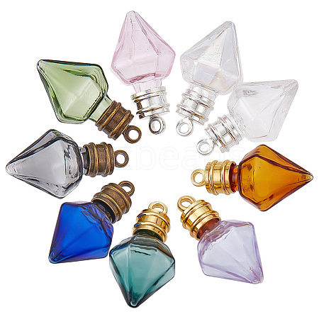  DIY Wish Bottle Pendant Making Kit DIY-NB0008-46-1