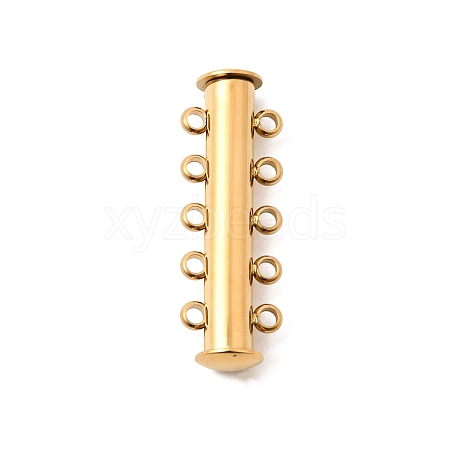 304 Stainless Steel Slide Lock Clasps STAS-F350-05D-G-1