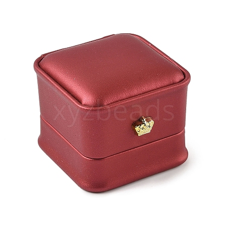 PU Leather Ring Gift Boxes LBOX-L005-A05-1