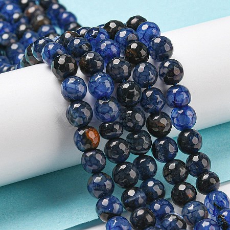 Natural Agate Beads Strands G-C082-A01-12-1