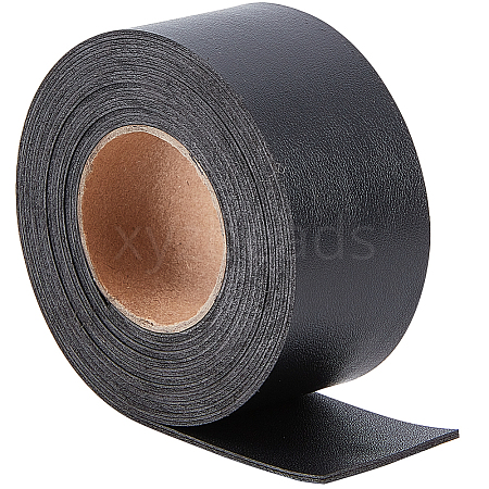 2M PVC Double Face Imitation Leather Ribbons SRIB-WH0011-127C-01-1