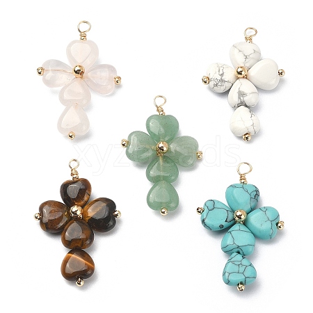 Gemstone Pendants PALLOY-JF02171-1