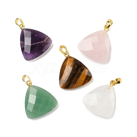 Natural Gemstone Pendants G-L614-D04-G-1