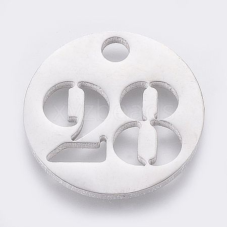 Non-Tarnish 304 Stainless Steel Pendants LS-STAS-F233-28-P-1
