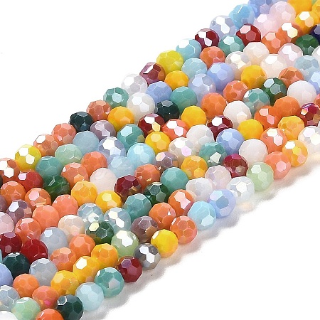 Opaque Glass Beads Stands EGLA-A035-P4mm-HB01-1