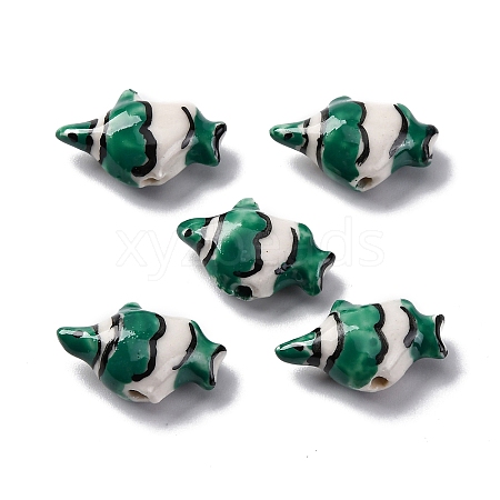 Handmade Porcelain Beads PORC-R002-02E-1