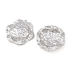 Hammered 304 Stainless Steel Pendants STAS-P424-07P-2