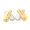 304 Stainless Steel Stud Earrings EJEW-D308-02PG-2