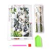 5D DIY Diamond Painting Animals Canvas Kits DIY-C004-01-3