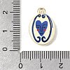 Printed Alloy Pendants ENAM-F160-02D-G-3