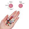 120Pcs 12 Colors Golden Plated Alloy Charms ENAM-SZ0001-64C-6