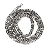 Electroplate Glass Beads Strands GLAA-Q105-03Q-2