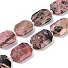 Natural Rhodonite Beads Strands G-B125-P01-01-1