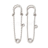 304 Stainless Steel Safety Pins Brooch Findings STAS-C181-01E-P-1