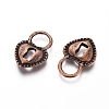 Tibetan Style Alloy Pendants TIBEP-G025-01R-NF-2